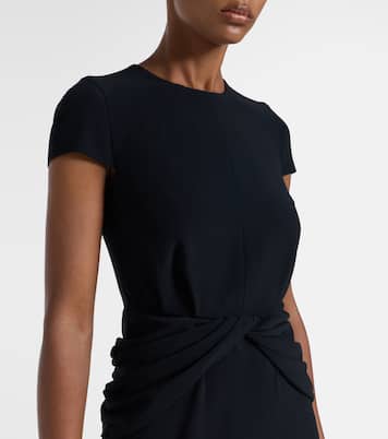 Crêpe midi dress | McQueen
