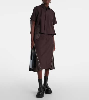 Cropped-Hemd | Sacai