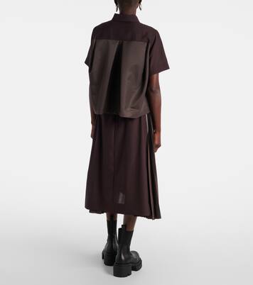 Cropped-Hemd | Sacai