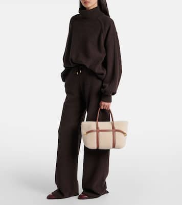 Tote Ghiera Small aus Shearling | Loro Piana