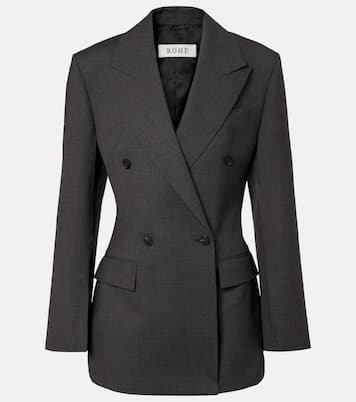 Hourglass double-breasted wool blazer | Róhe