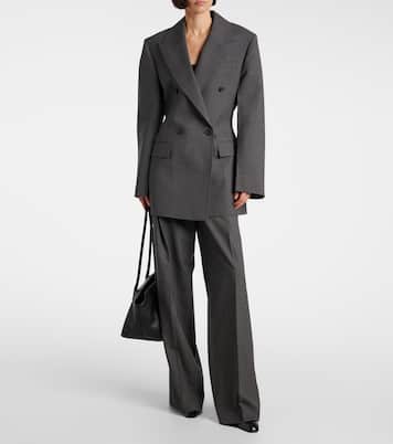 Hourglass double-breasted wool blazer | Róhe