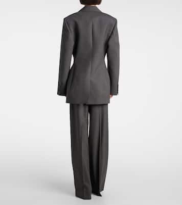 Hourglass double-breasted wool blazer | Róhe