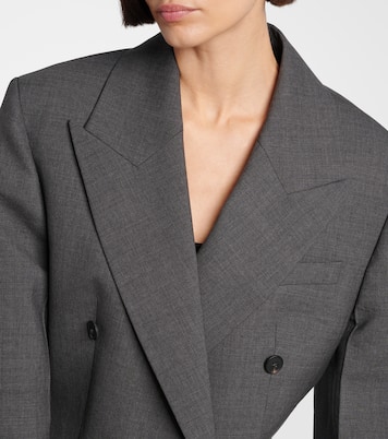 Hourglass double-breasted wool blazer | Róhe