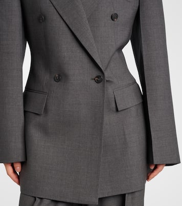 Hourglass double-breasted wool blazer | Róhe