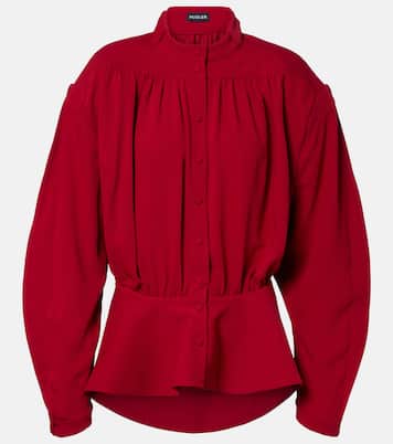re/edit Hiver Russe crêpe twill blouse | Mugler