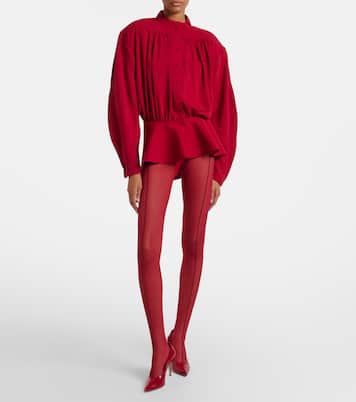 re/edit Hiver Russe crêpe twill blouse | Mugler