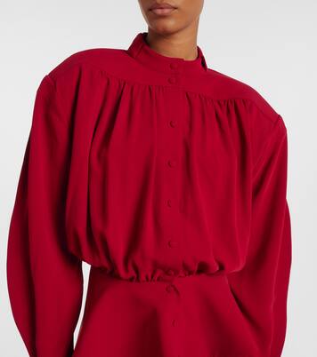 re/edit Hiver Russe crêpe twill blouse | Mugler