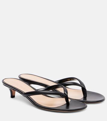 Calypso 35 leather thong sandals | Gianvito Rossi