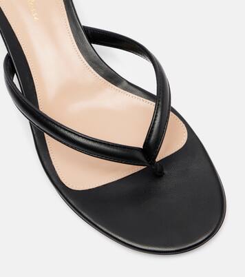 Calypso 35 leather thong sandals | Gianvito Rossi