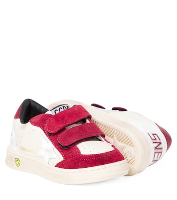 Ball Star suede and leather sneakers | Golden Goose Kids