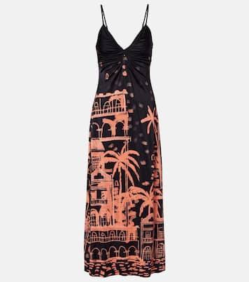 Bedrucktes Midikleid aus Jersey | Johanna Ortiz