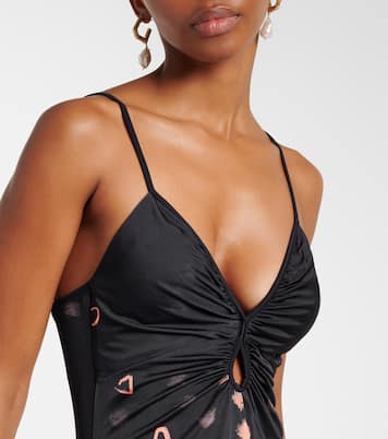 Bedrucktes Midikleid aus Jersey | Johanna Ortiz