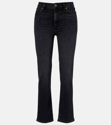 Jeans rectos Le Sleek de tiro alto cropped | Frame