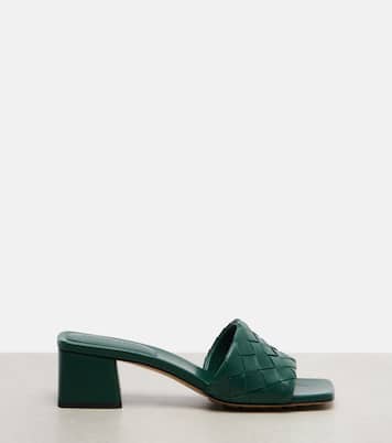Parco Intrecciato leather mules | Bottega Veneta