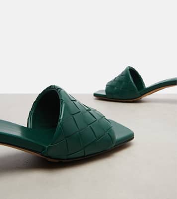 Parco Intrecciato leather mules | Bottega Veneta