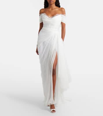 Bridal Robe Dalia aus Seide | Maria Lucia Hohan