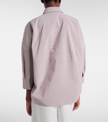 条纹棉质混纺上衣 | Brunello Cucinelli