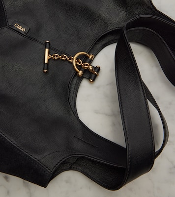 Small leather shoulder bag | Chloé