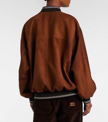 Chaqueta de chaqueta con logo | Miu Miu