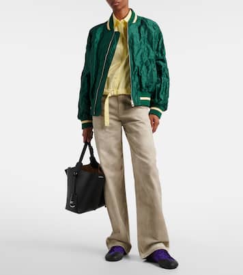 Double L taffeta bomber jacket | Loewe