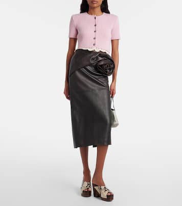 Marisol snake-effect leather platform sandals | Paris Texas