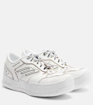 Plateau-Sneakers Hamptons aus Leder | Balenciaga