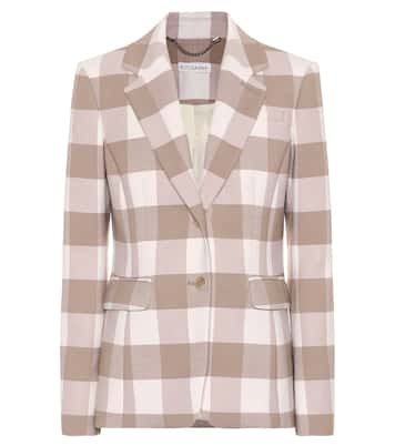 Blazer Fenice a quadri in lana | Altuzarra