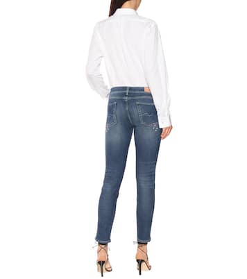 Jean skinny Roxanne brodé | 7 For All Mankind