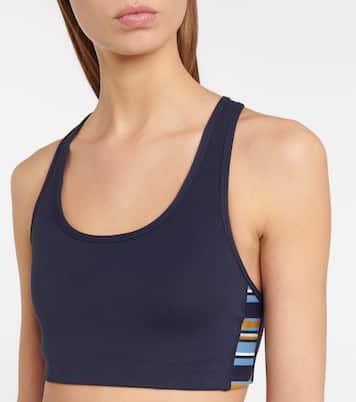 Side-striped sports bra | Tory Sport