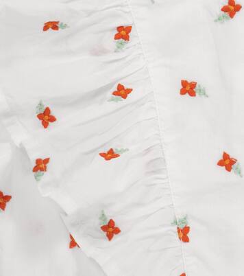 Blusa in cotone con ricami | Stella McCartney Kids