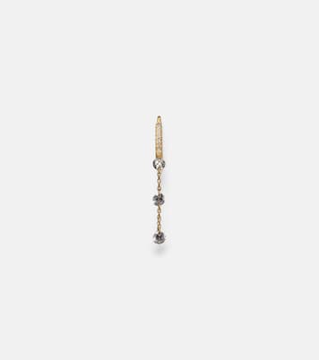 Boucle d’oreille unique Danaé en or 18 ct et diamants | Persée