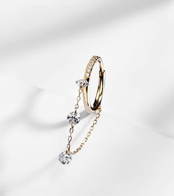 Boucle d’oreille unique Danaé en or 18 ct et diamants | Persée