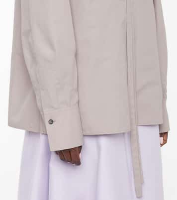 Bluse aus Baumwollpopeline | Jil Sander