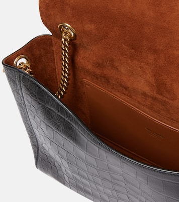 Sac Kate Medium réversible en cuir embossé et daim | Saint Laurent
