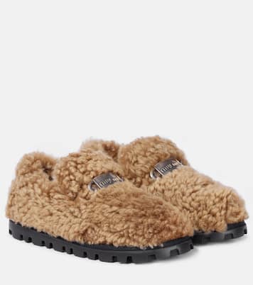 Shearling loafers | Miu Miu