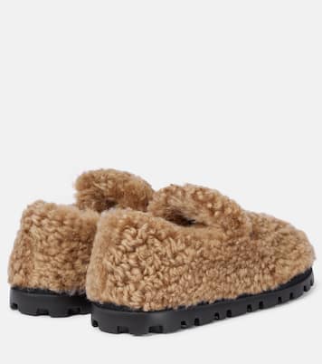 Shearling loafers | Miu Miu