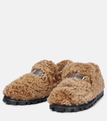Shearling loafers | Miu Miu