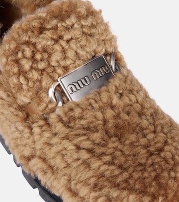 Shearling loafers | Miu Miu