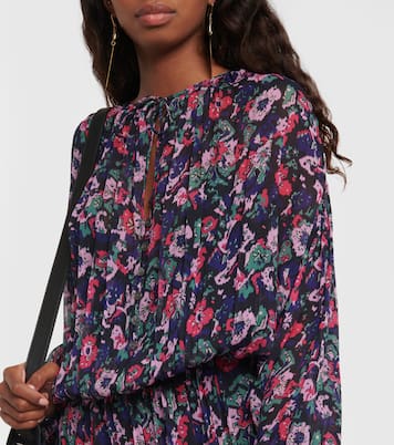 Saureli floral asymmetric midi dress | Marant Etoile