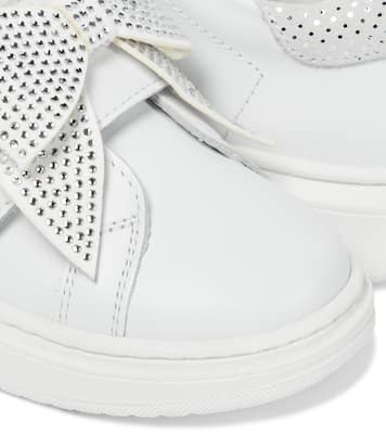 Sneakers in pelle con decorazione | Monnalisa