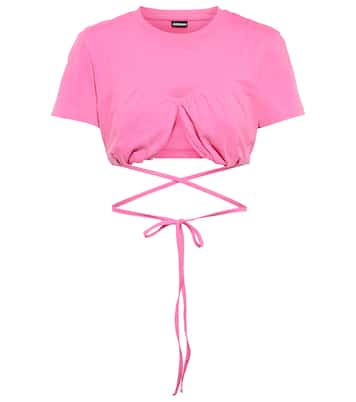 Top raccourci Le T-shirt Baci en coton | Jacquemus