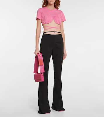Top raccourci Le T-shirt Baci en coton | Jacquemus