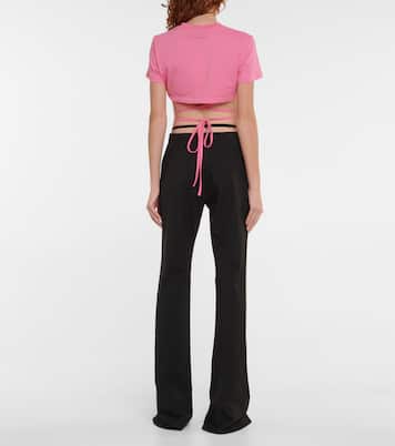 Top raccourci Le T-shirt Baci en coton | Jacquemus