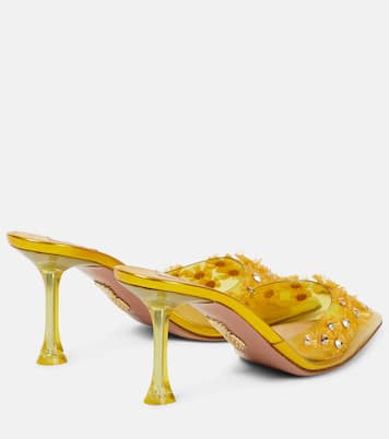 Verzierte Mules Meteorite 75 | Aquazzura
