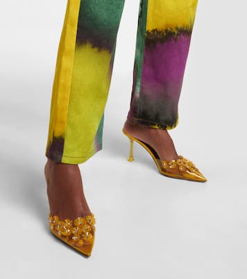 Verzierte Mules Meteorite 75 | Aquazzura