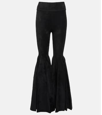 Pantaloni flared in velluto | Alaïa