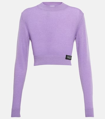 Jersey de lana y cachemir cropped | Patou