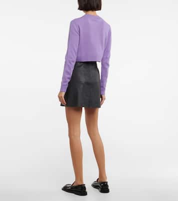 Jersey de lana y cachemir cropped | Patou