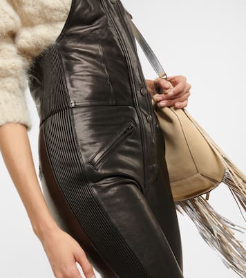 Salopette Apolina en cuir | Isabel Marant